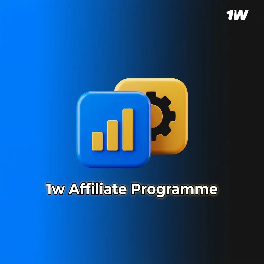 1w affiliate programme dashboard showing revenue share tracking for Irish content creators and media partners