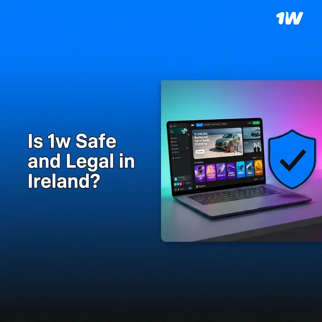 1w casino Ireland safety and legality with Curaçao eGaming licence, SSL encryption, and responsible gaming tools