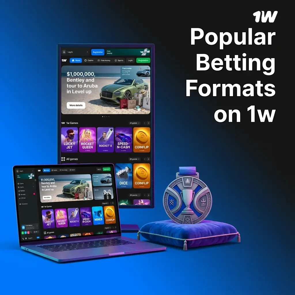 Irish sports betting formats including pre-match, live betting, and multi live options on 1w platform