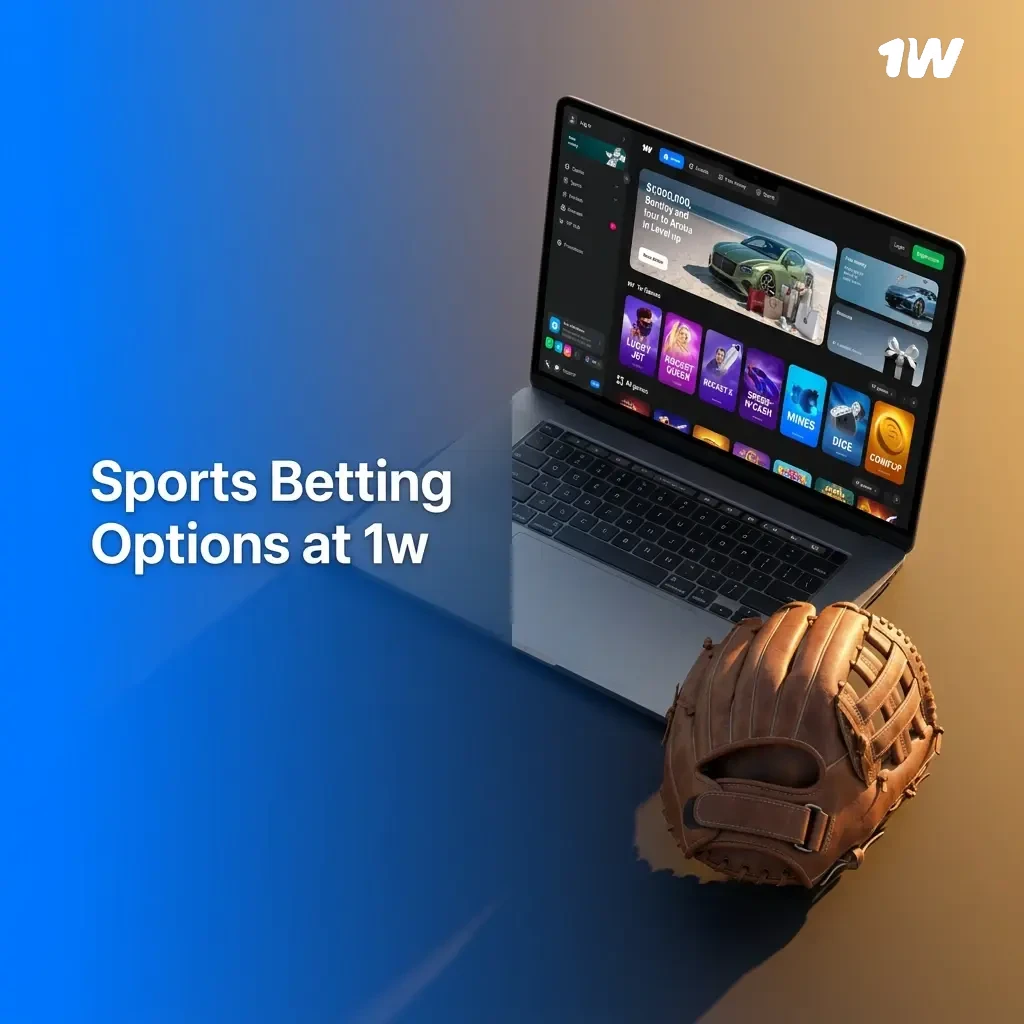 Sports betting options at 1w for Irish players covering football, GAA, horse racing, and rugby markets
