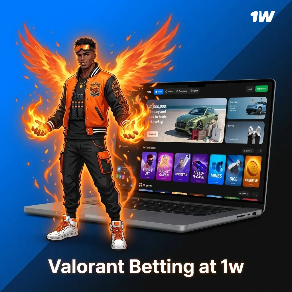 Valorant betting at 1w – wager on VCT Masters, Champions & more across match winner and live markets