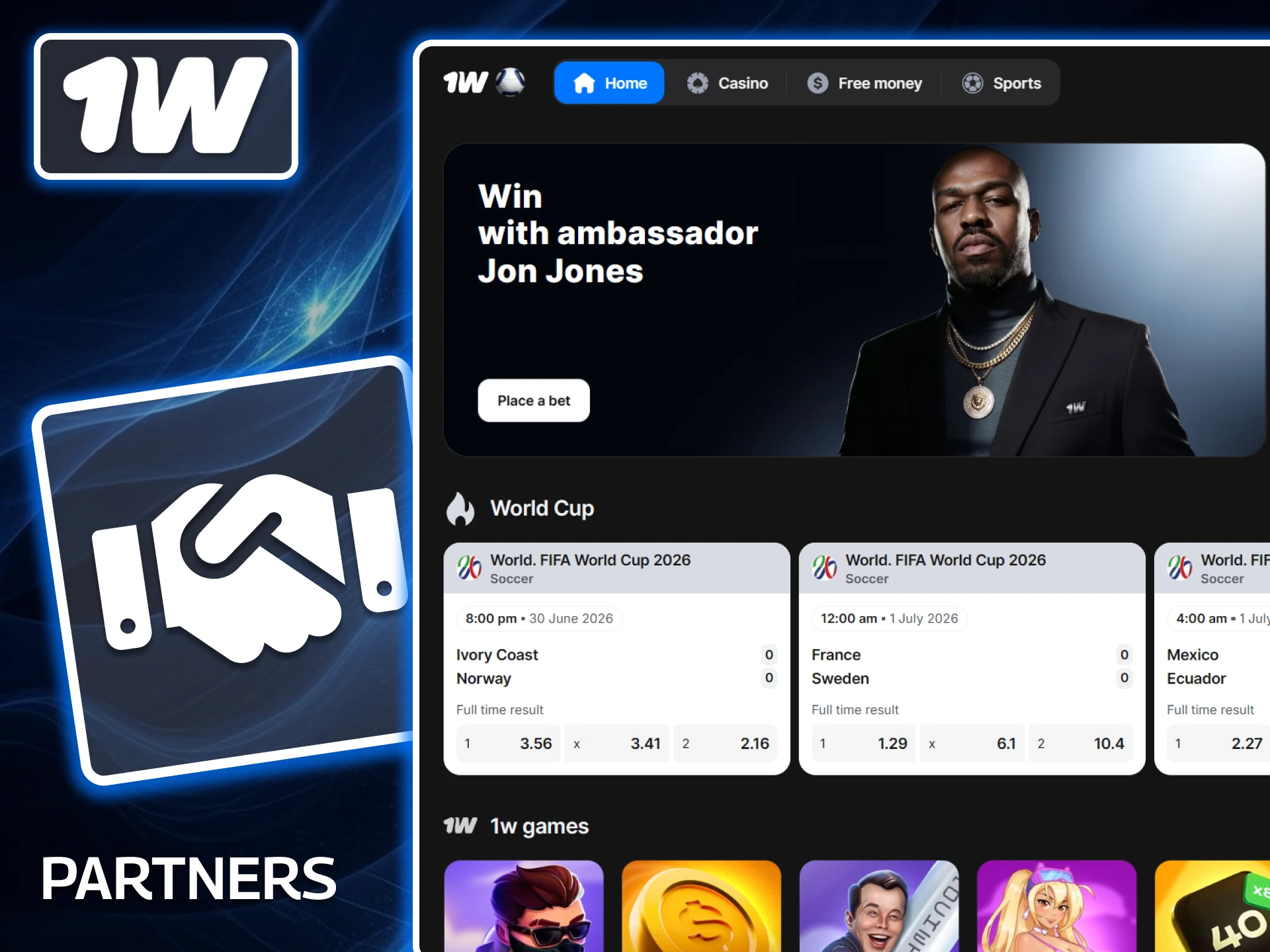 Learn about the outstanding athletes who serve as partners and brand ambassadors for 1w.